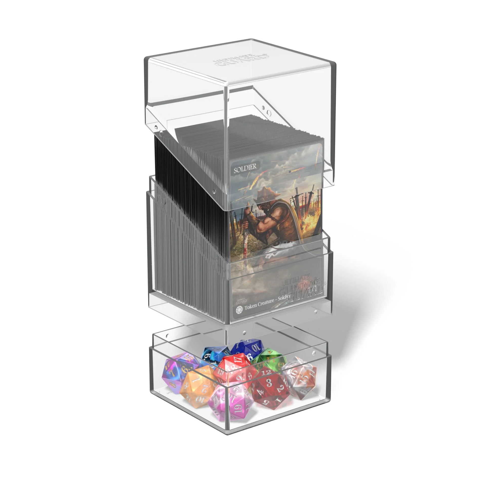 Ultimate Guard Boulder'n'Tray Deck Case - 100+ - Clear - Image 2