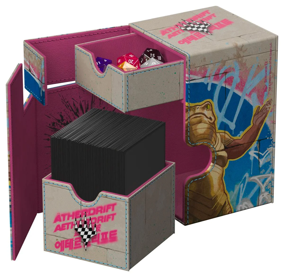 Ultimate Guard Flip'n'Tray Deck Case - 100+ - Aetherdrift - Sab-Sunen, Luxa Embodied - Image 2