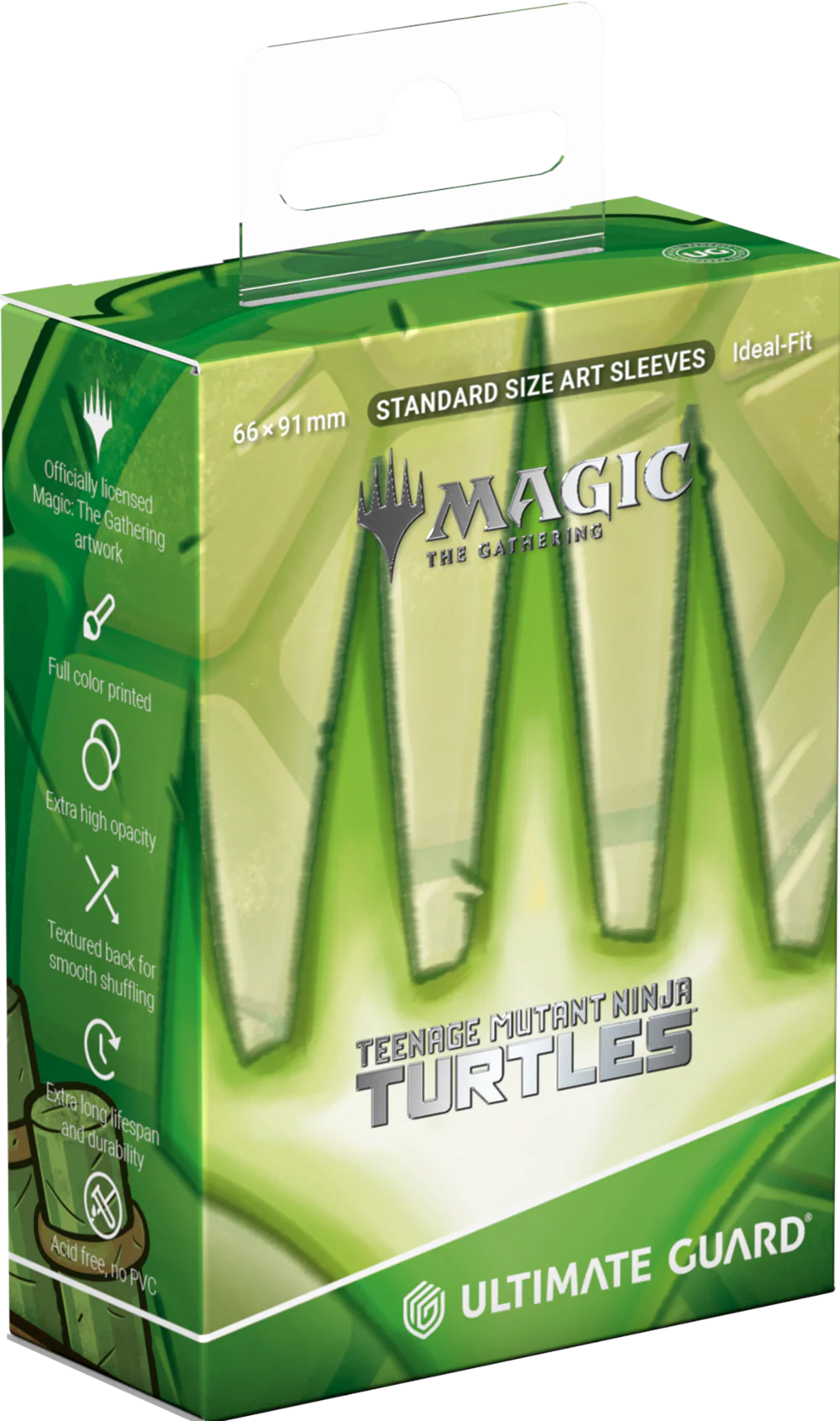 Ultimate Guard MTG Art Sleeves - Standard Size - 100ct - Teenage Mutant Ninja Turtles - Turtles Planeswalker Symbol