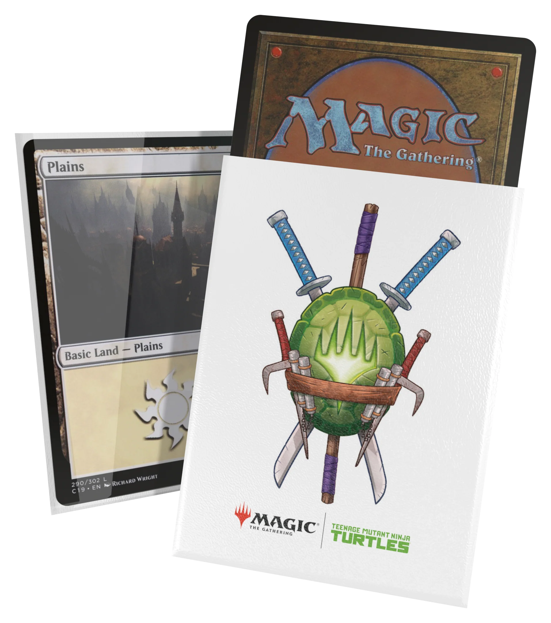 Ultimate Guard MTG Art Sleeves - Standard Size - 100ct - Teenage Mutant Ninja Turtles - Turtles Planeswalker Symbol - Image 2