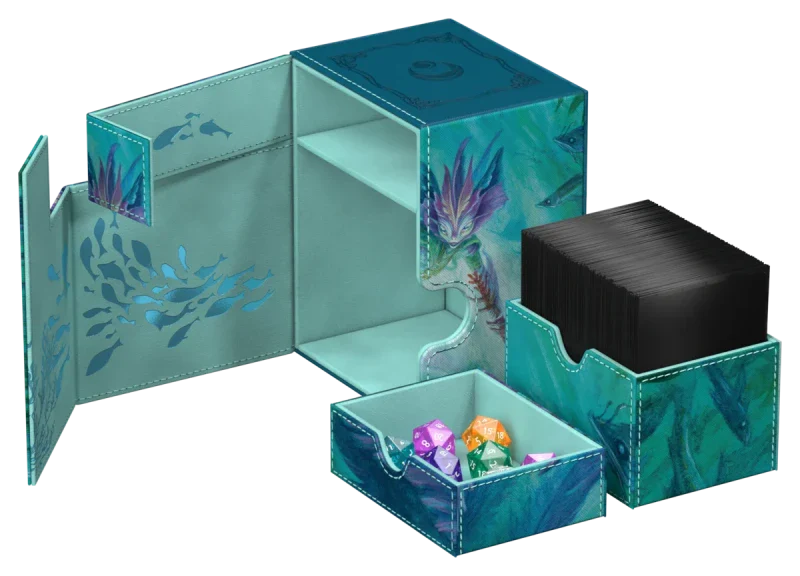 Ultimate Guard MTG Flip'n'Tray Deck Case - 133+ - Lorwyn Eclipsed - Silvergill Mentor - Image 2