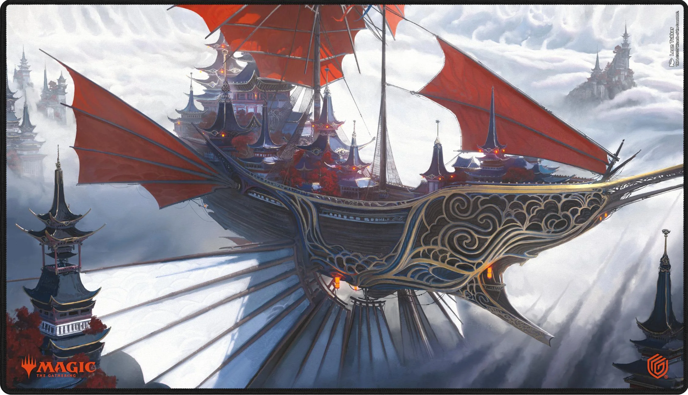 Ultimate Guard MTG Playmat - Tarkir: Dragonstorm - Mystic Monastery