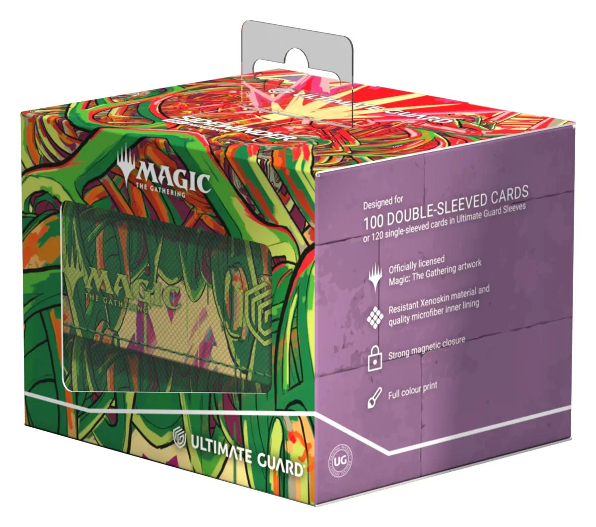 Ultimate Guard MTG Sidewinder Xenoskin Deck Case - 100+ - Aetherdrift - Pyrewood Gearhulk