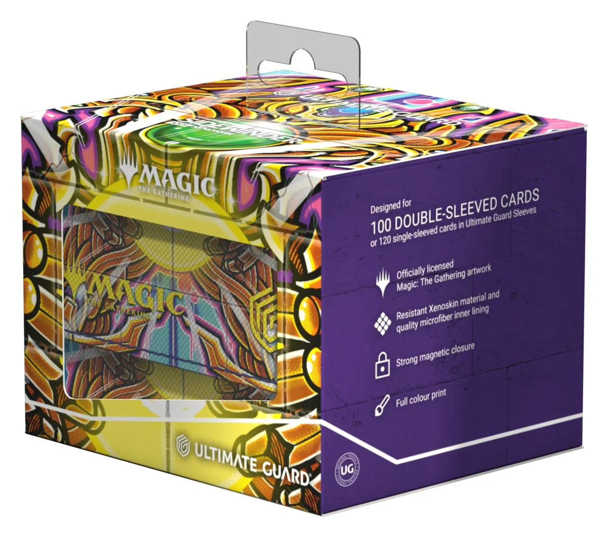 Ultimate Guard MTG Sidewinder Xenoskin Deck Case - 100+ - Aetherdrift - Solar Gearhulk