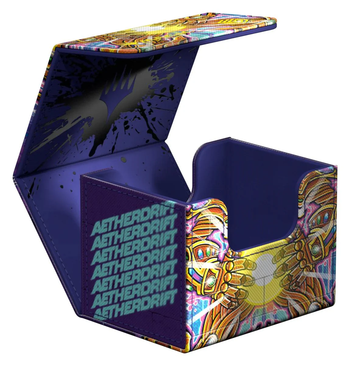 Ultimate Guard MTG Sidewinder Xenoskin Deck Case - 100+ - Aetherdrift - Solar Gearhulk - Image 2