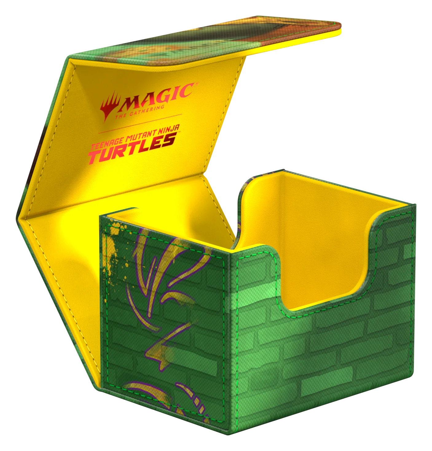 Ultimate Guard MTG Sidewinder XenoSkin Deck Case - 100+ - Teenage Mutant Ninja Turtles - Pizza Forest - Image 2