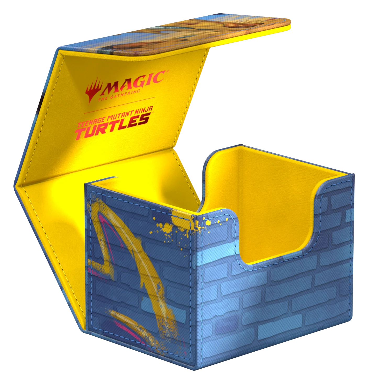 Ultimate Guard MTG Sidewinder XenoSkin Deck Case - 100+ - Teenage Mutant Ninja Turtles - Pizza Island - Image 2
