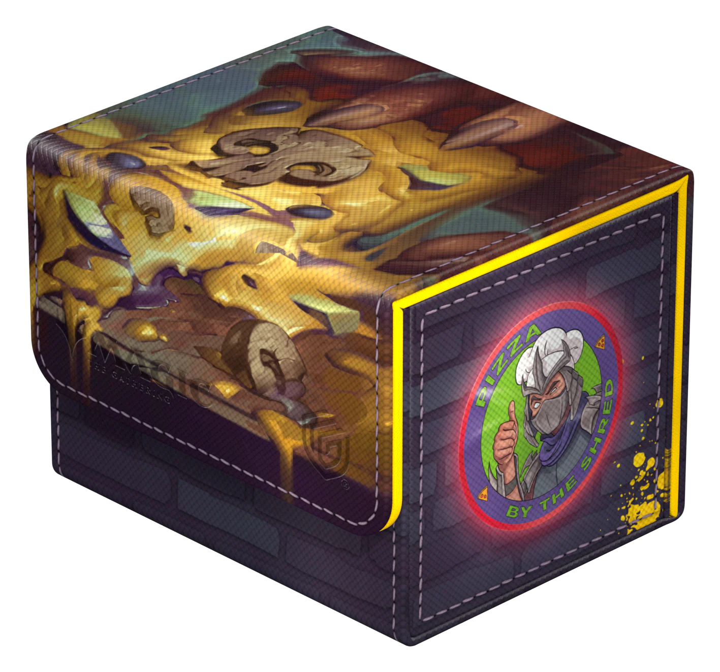 Ultimate Guard MTG Sidewinder XenoSkin Deck Case - 100+ - Teenage Mutant Ninja Turtles - Pizza Swamp