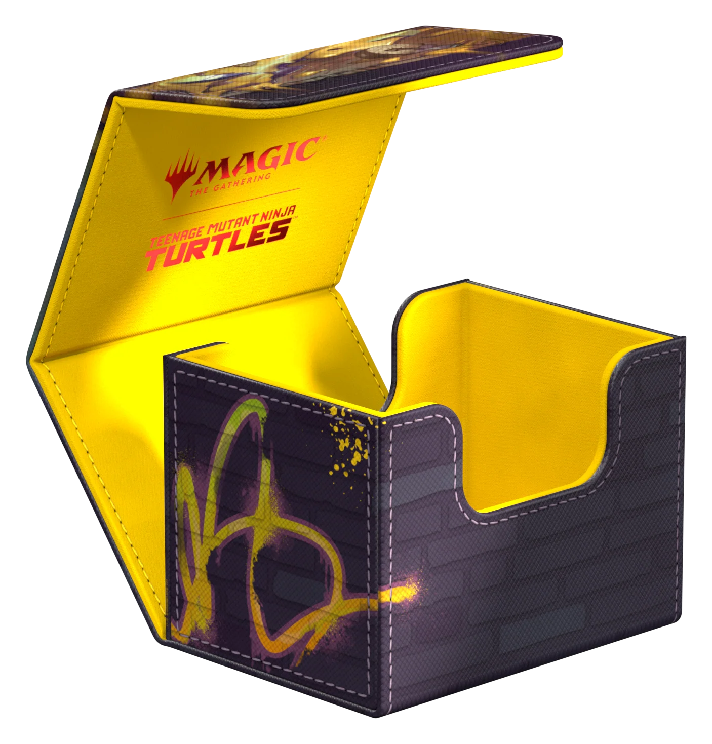Ultimate Guard MTG Sidewinder XenoSkin Deck Case - 100+ - Teenage Mutant Ninja Turtles - Pizza Swamp - Image 2
