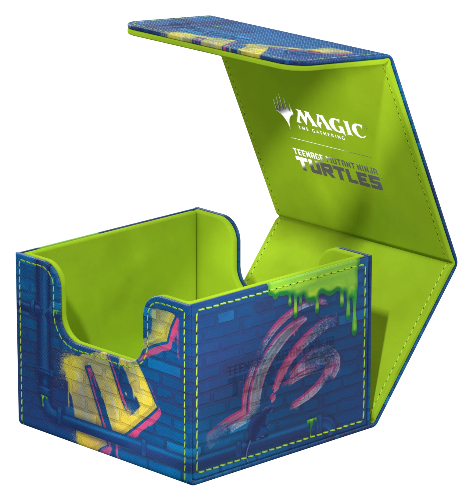 Ultimate Guard MTG Sidewinder XenoSkin Deck Case - 133+ - Teenage Mutant Ninja Turtles - Sewer Walls - Image 2