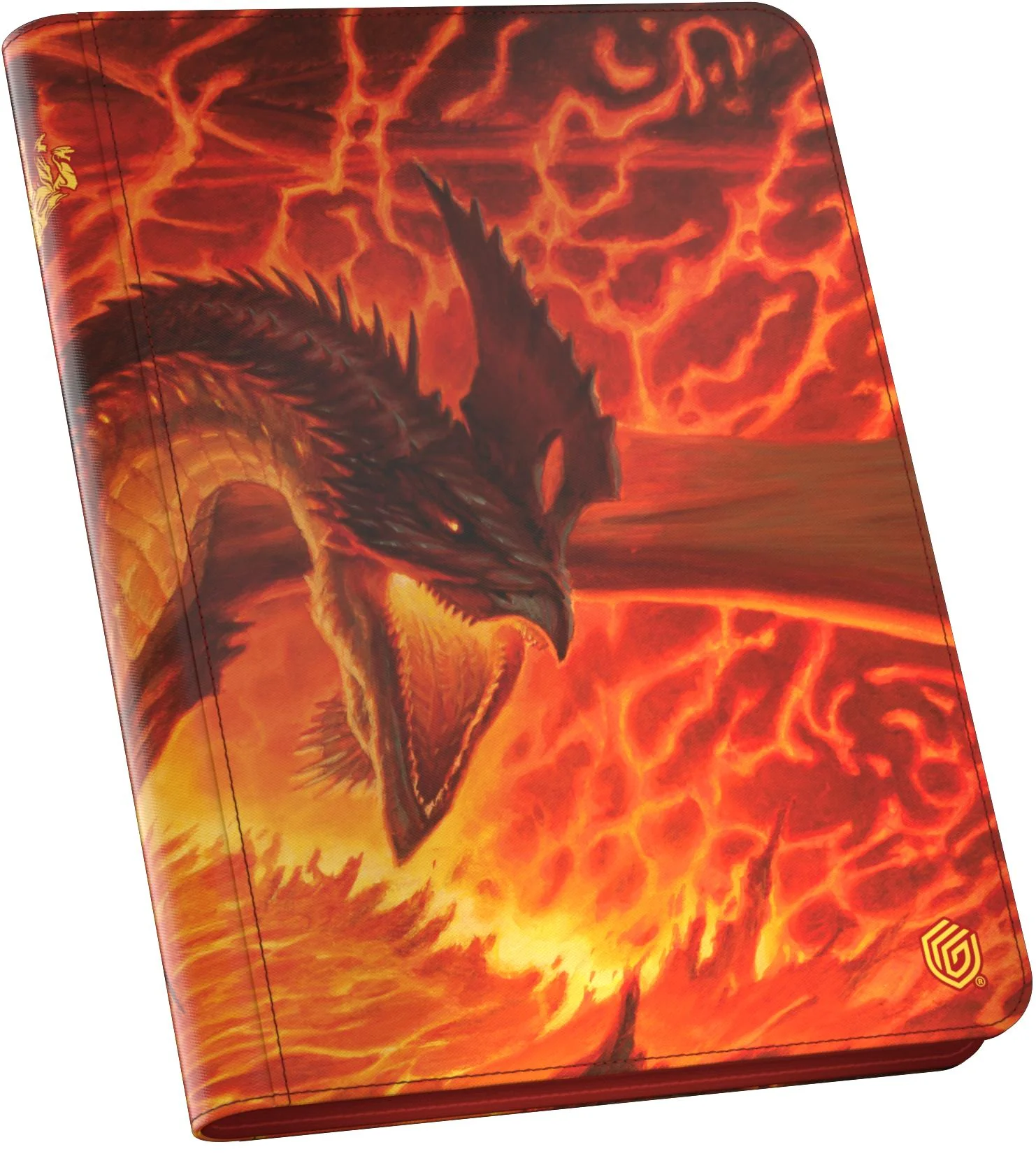 Ultimate Guard MTG Zipfolio 360 Xenoskin Binder - 18-Pocket - Tarkir: Dragonstorm - Magmatic Hellkite