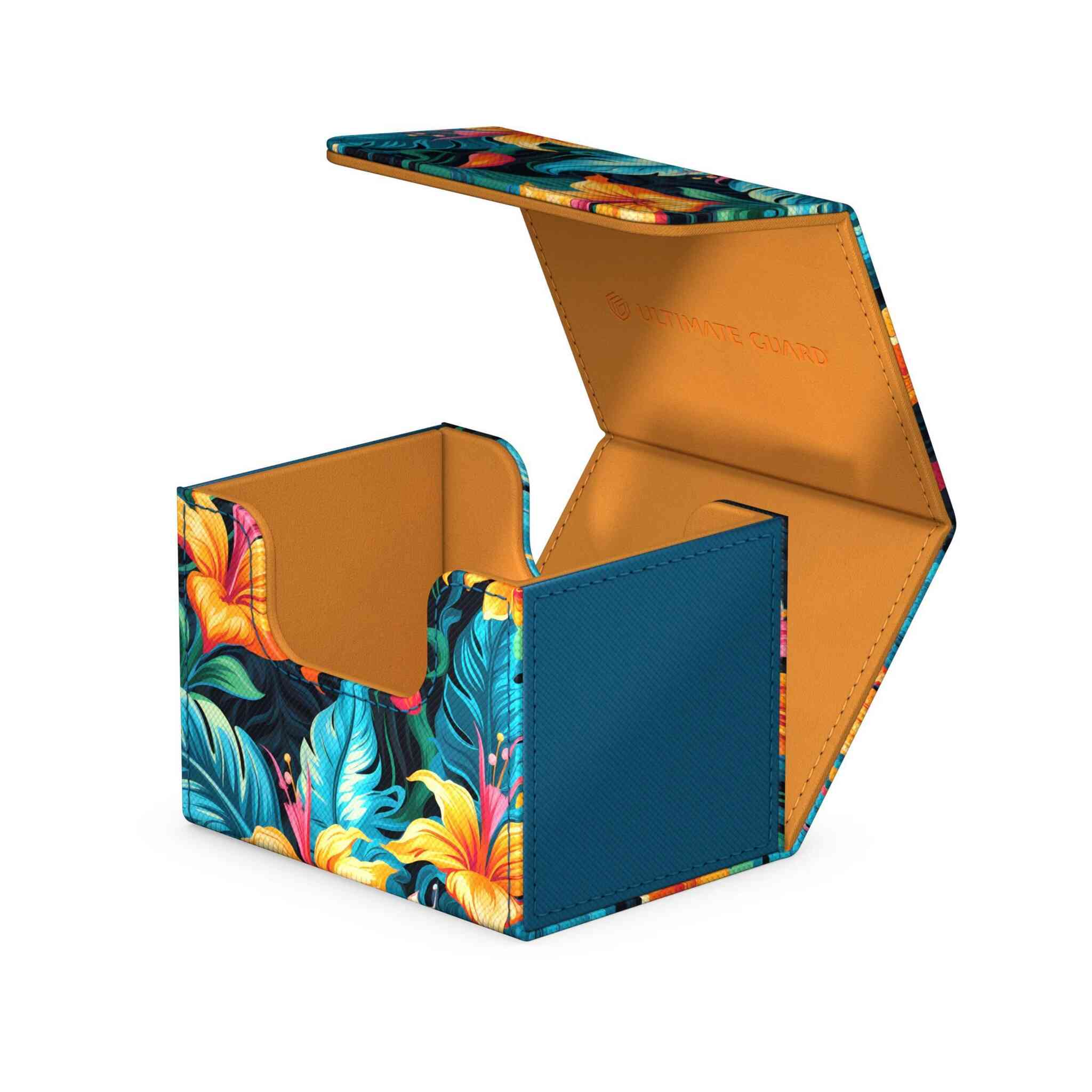 Ultimate Guard Sidewinder XenoSkin Deck Case - 100+ - Floral Places - Tulum Blue - Image 2