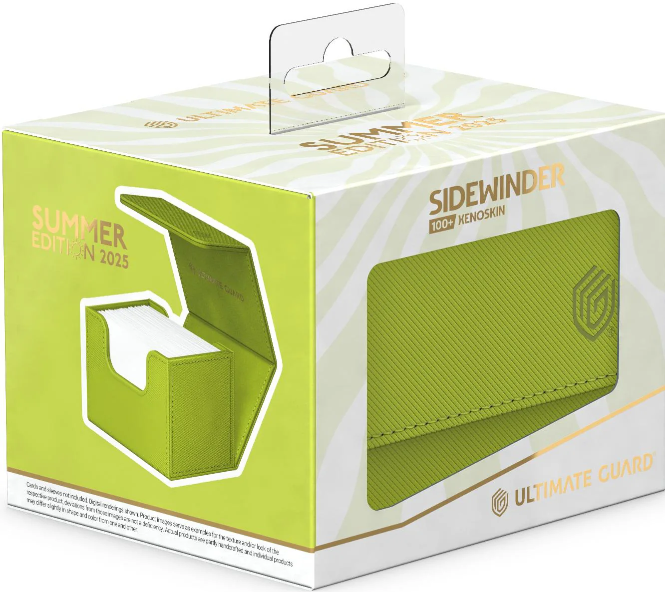 Ultimate Guard Sidewinder XenoSkin Deck Case - 100+ - Summer Edition 2025 - Lime