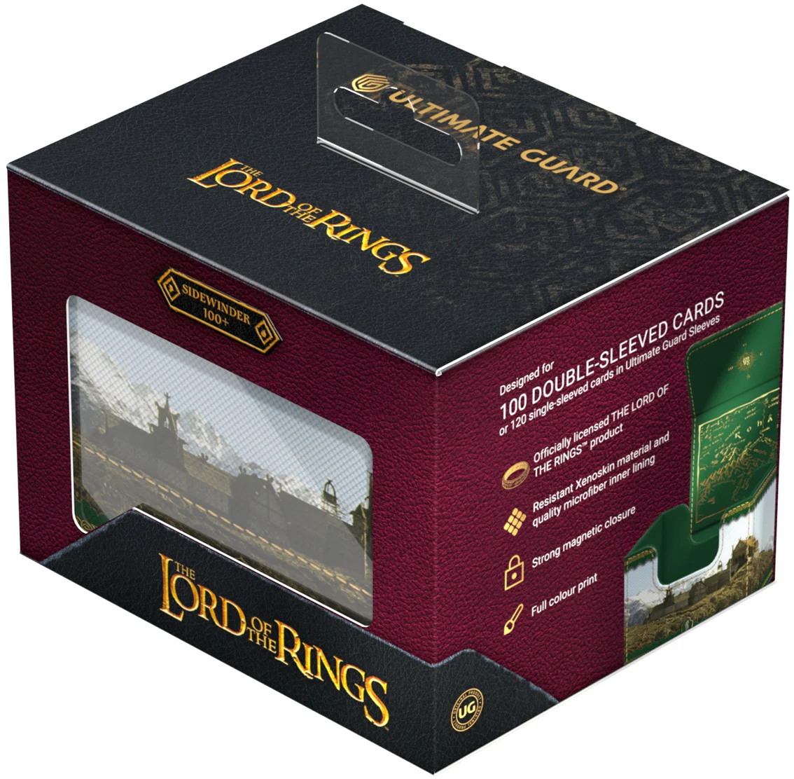 Ultimate Guard Sidewinder Xenoskin Deck Case - 100+ - The Lord of the Rings - Places of Middle Earth - Rohan