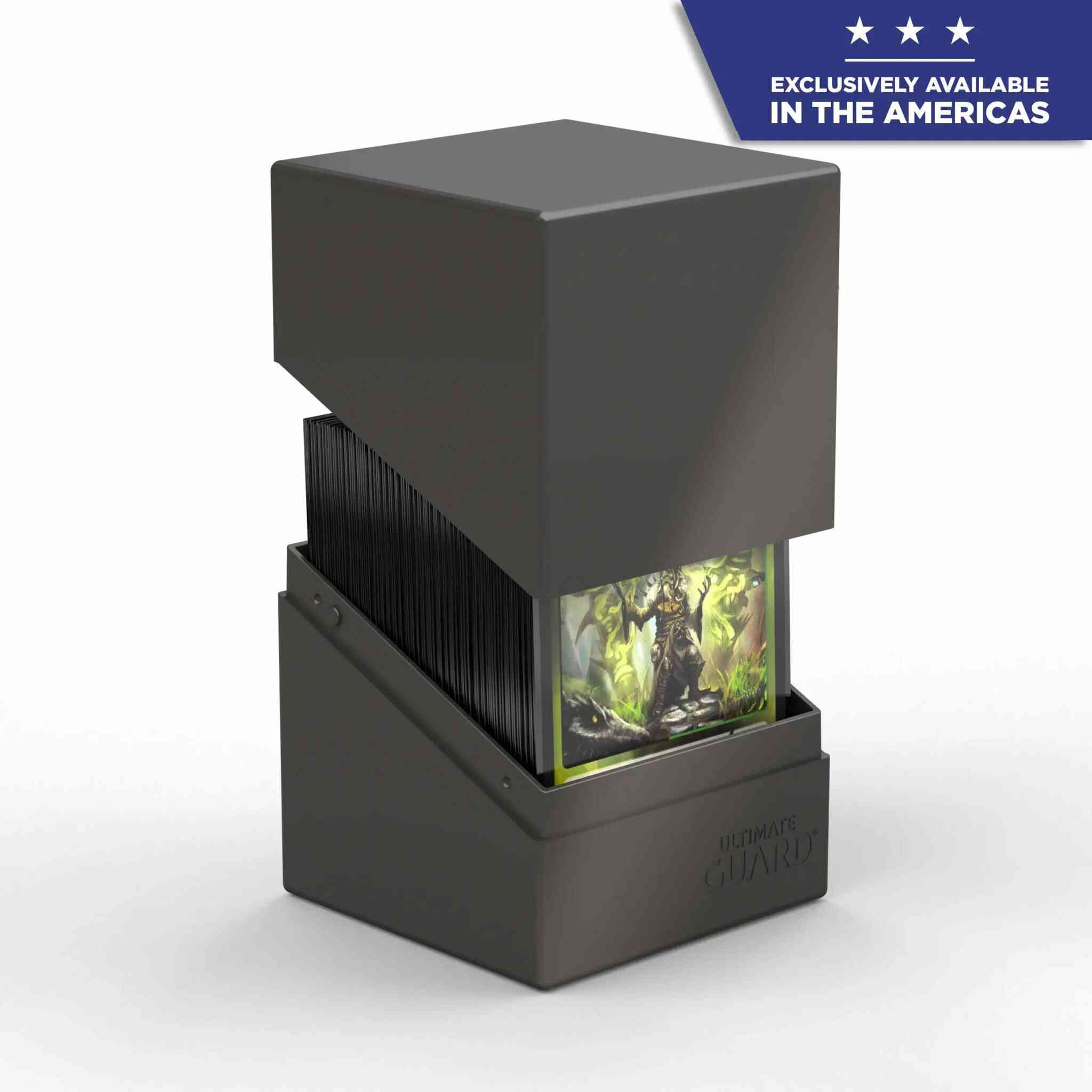 Ultimate Guard Solid Boulder Deck Case - 100+ - Grey - Image 2