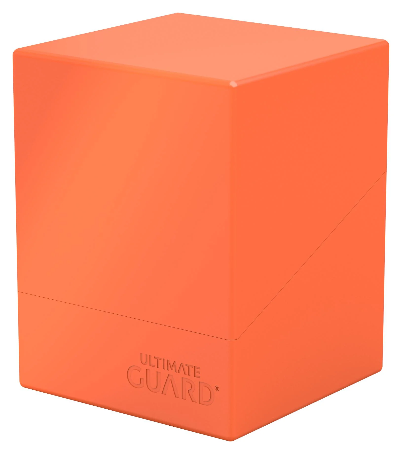 Ultimate Guard Solid Boulder Deck Case - 100+ - Neon Orange