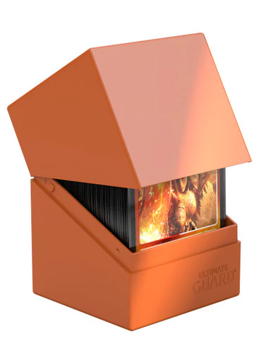 Ultimate Guard Solid Boulder Deck Case - 100+ - Orange