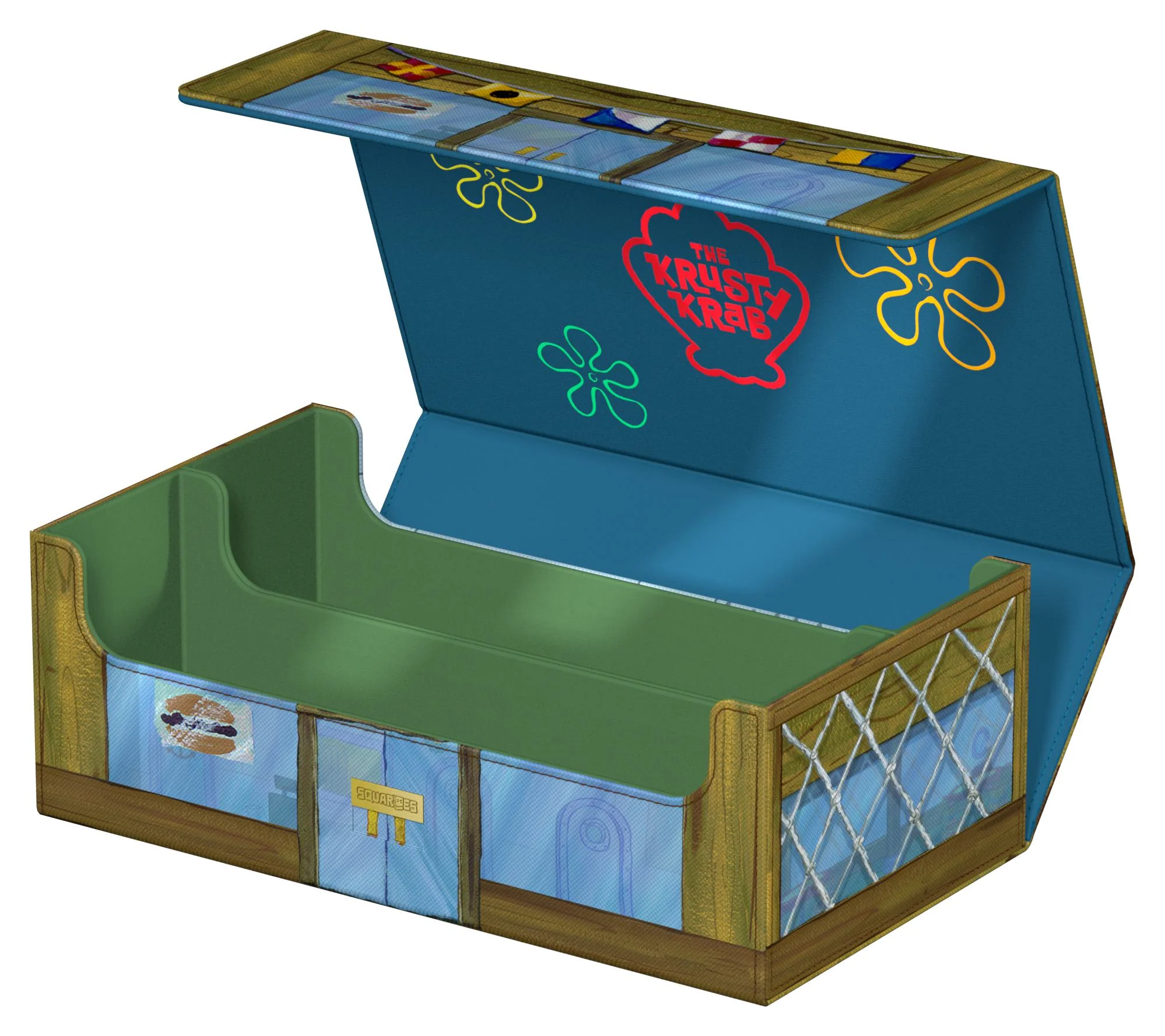 Ultimate Guard Squaroes Collectors Case - 1000 - Spongebob Squarepants - The Krusty Krab - Image 2