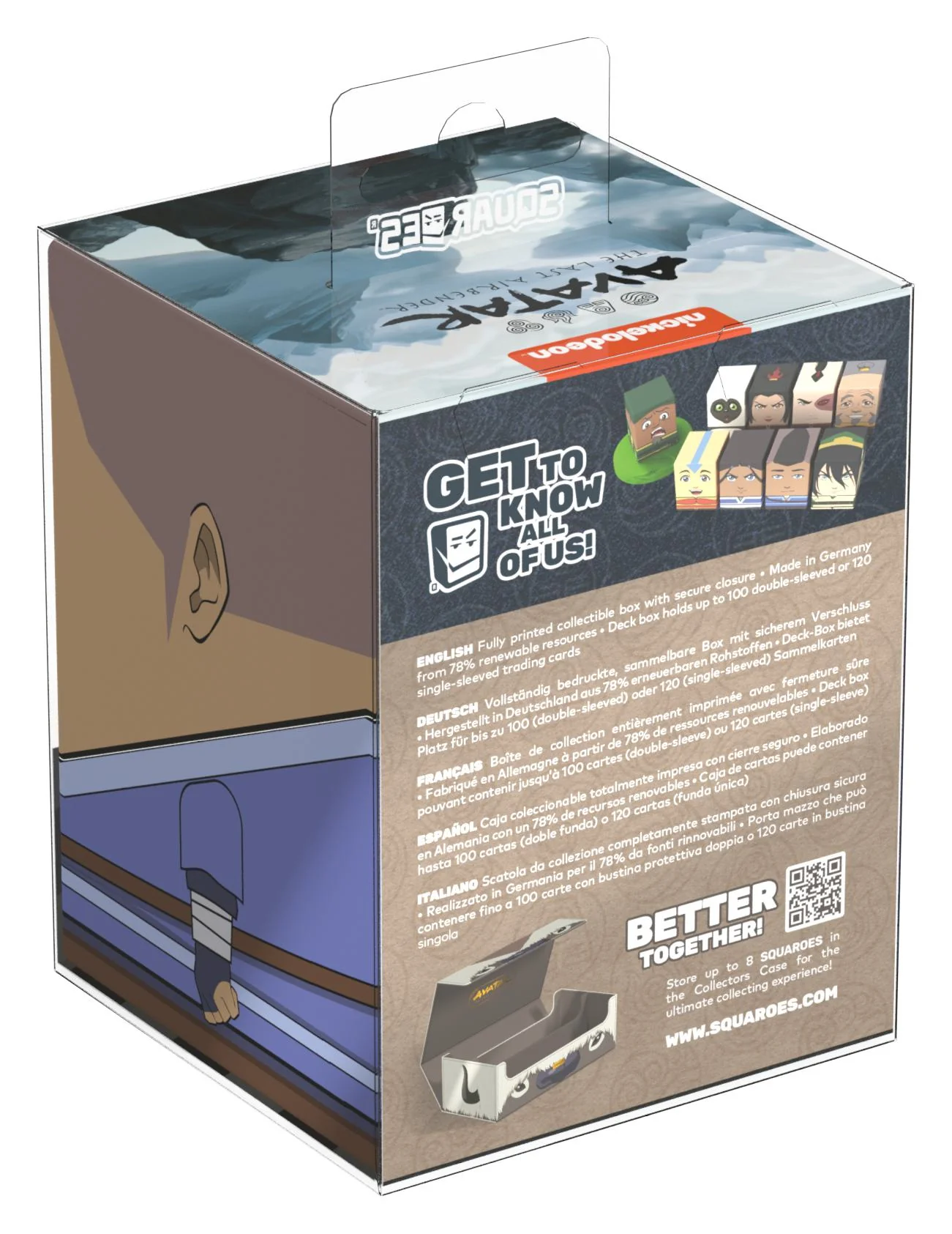 Ultimate Guard Squaroes Deck Box - 100 - Avatar: the Last Airbender - Sokka - Image 2