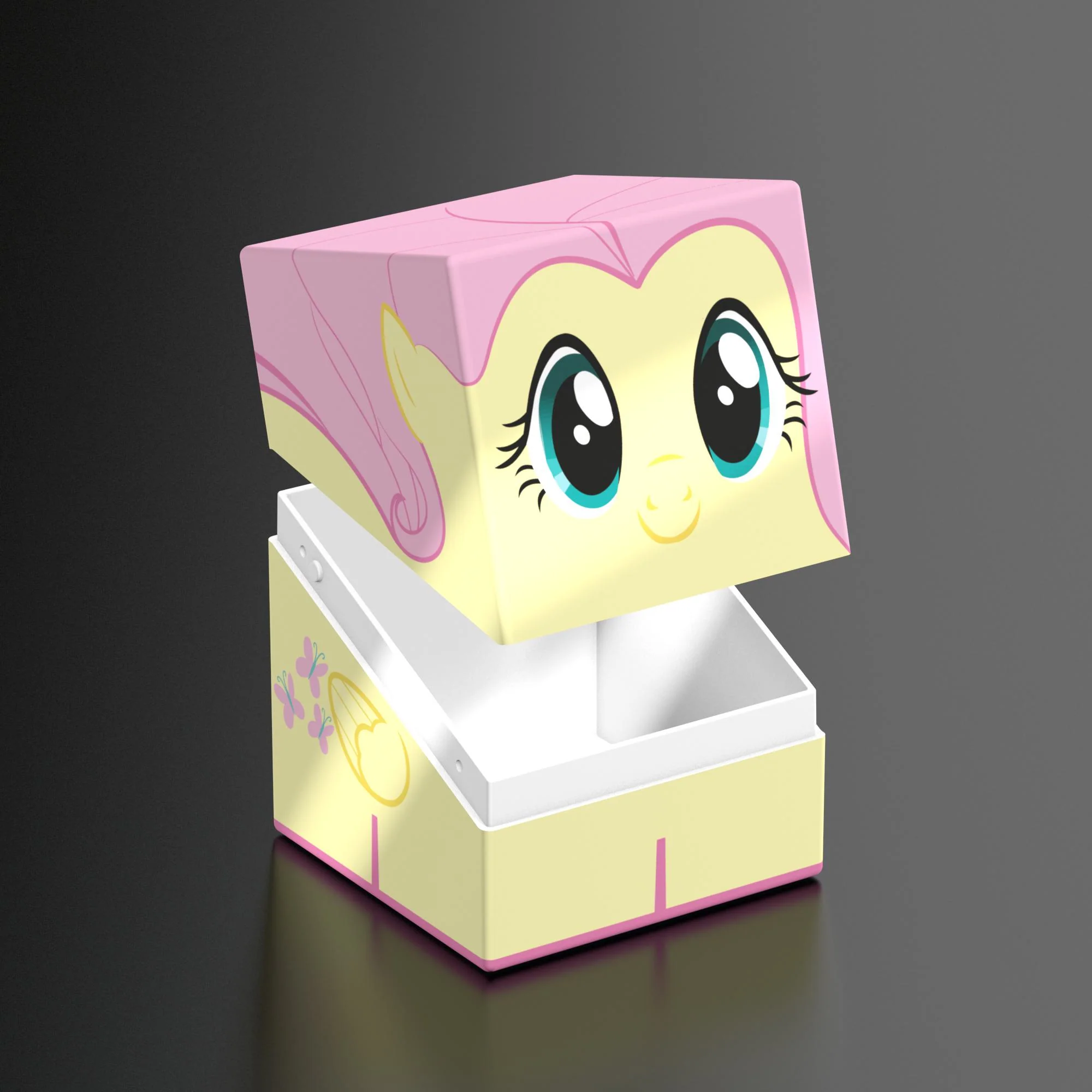 Ultimate Guard Squaroes Deck Box - 100 - My Little Pony: Friendship is Magic - Fluttershy - Image 2