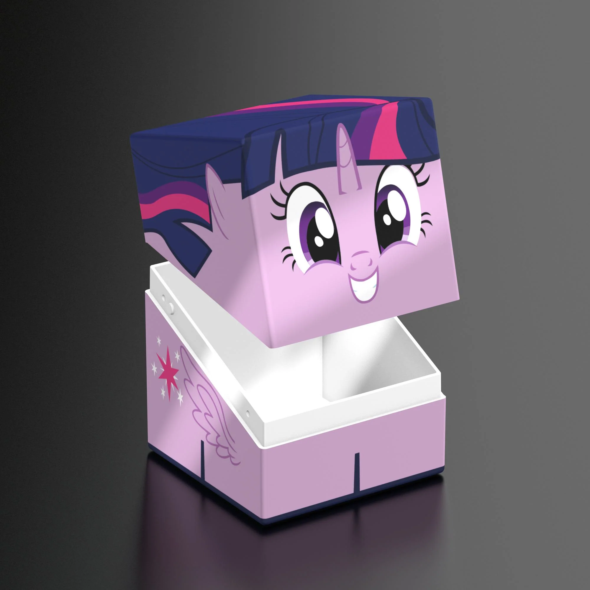 Ultimate Guard Squaroes Deck Box - 100 - My Little Pony: Friendship is Magic - Twilight Sparkle - Image 2