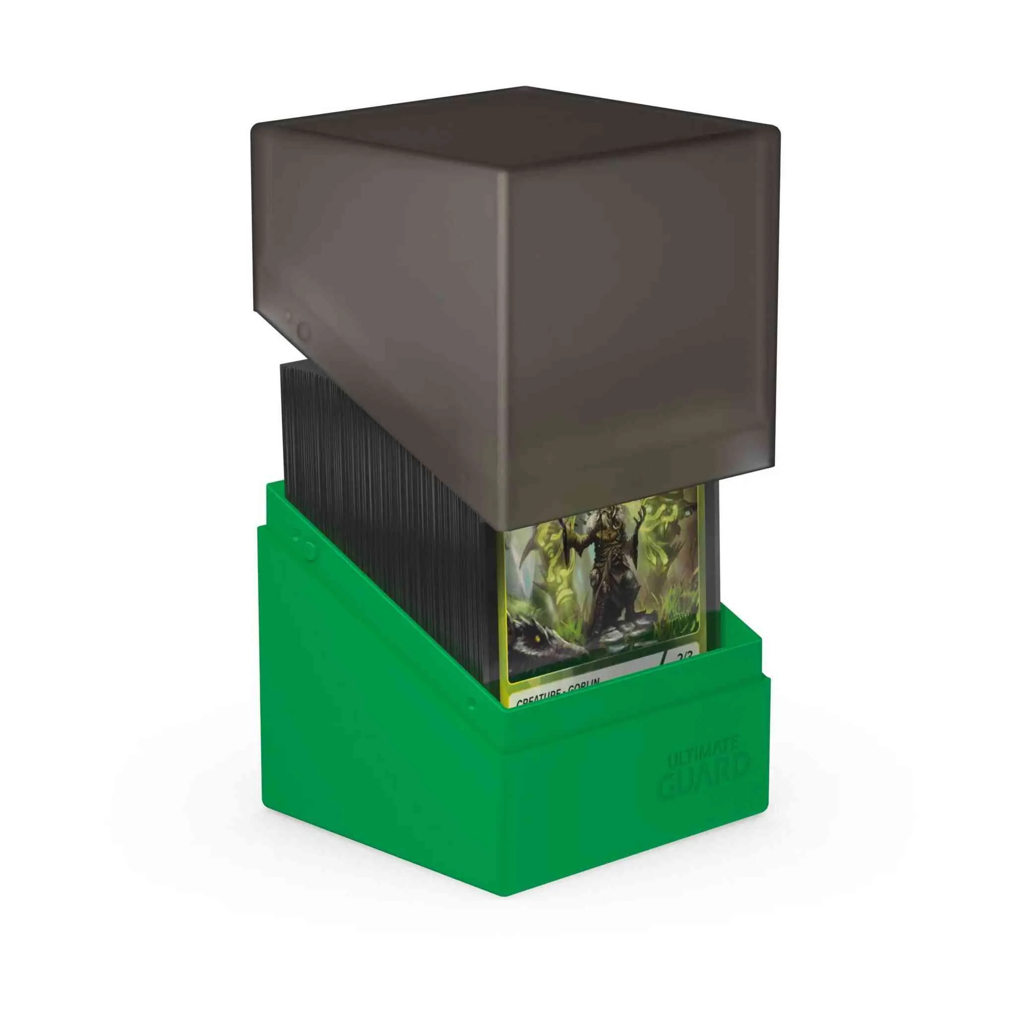 Ultimate Guard Synergy Boulder Deck Case - 100+ - Black/Green - Image 2