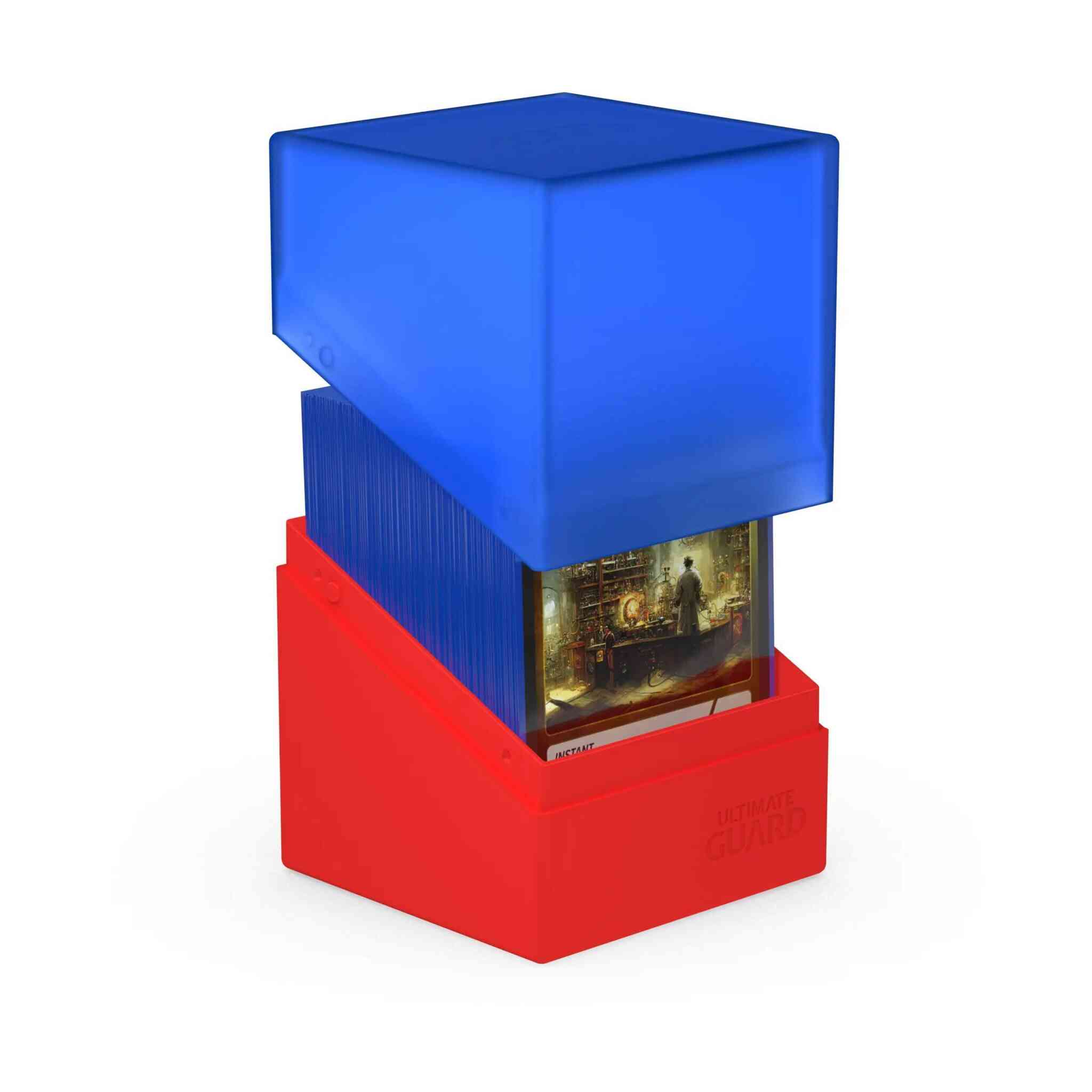 Ultimate Guard Synergy Boulder Deck Case - 100+ - Blue/Red - Image 2