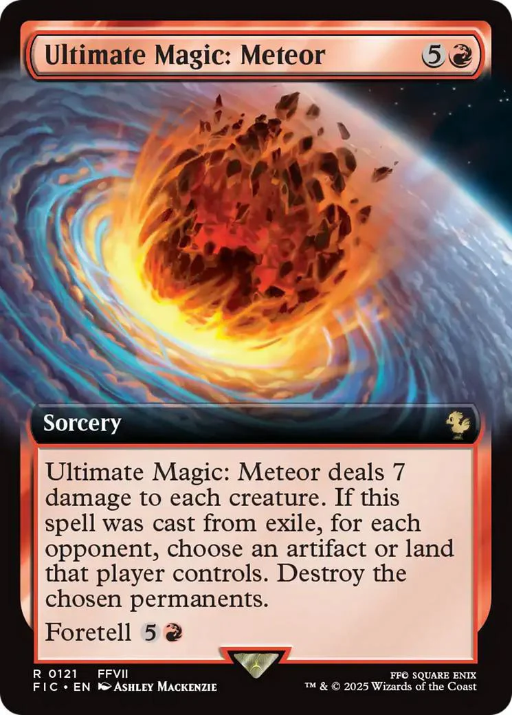 Ultimate Magic: Meteor [121] [Extended Art] [FINAL FANTASY: Commander] [Non-Foil]