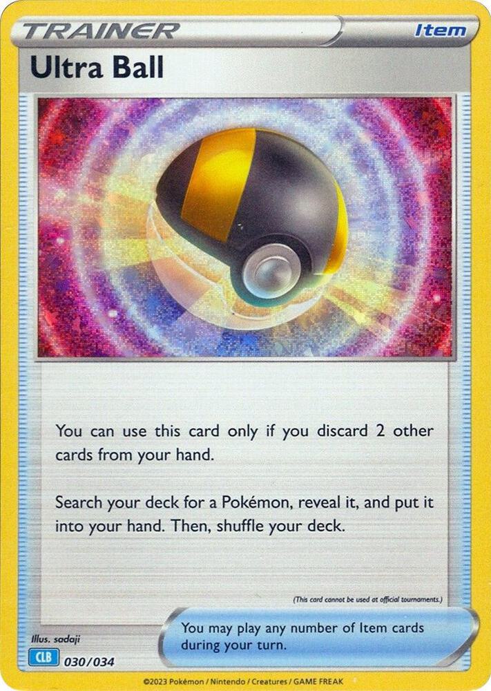 Ultra Ball - 030/034 - Promo - CLB [tcgc-CLB030] [Holo]