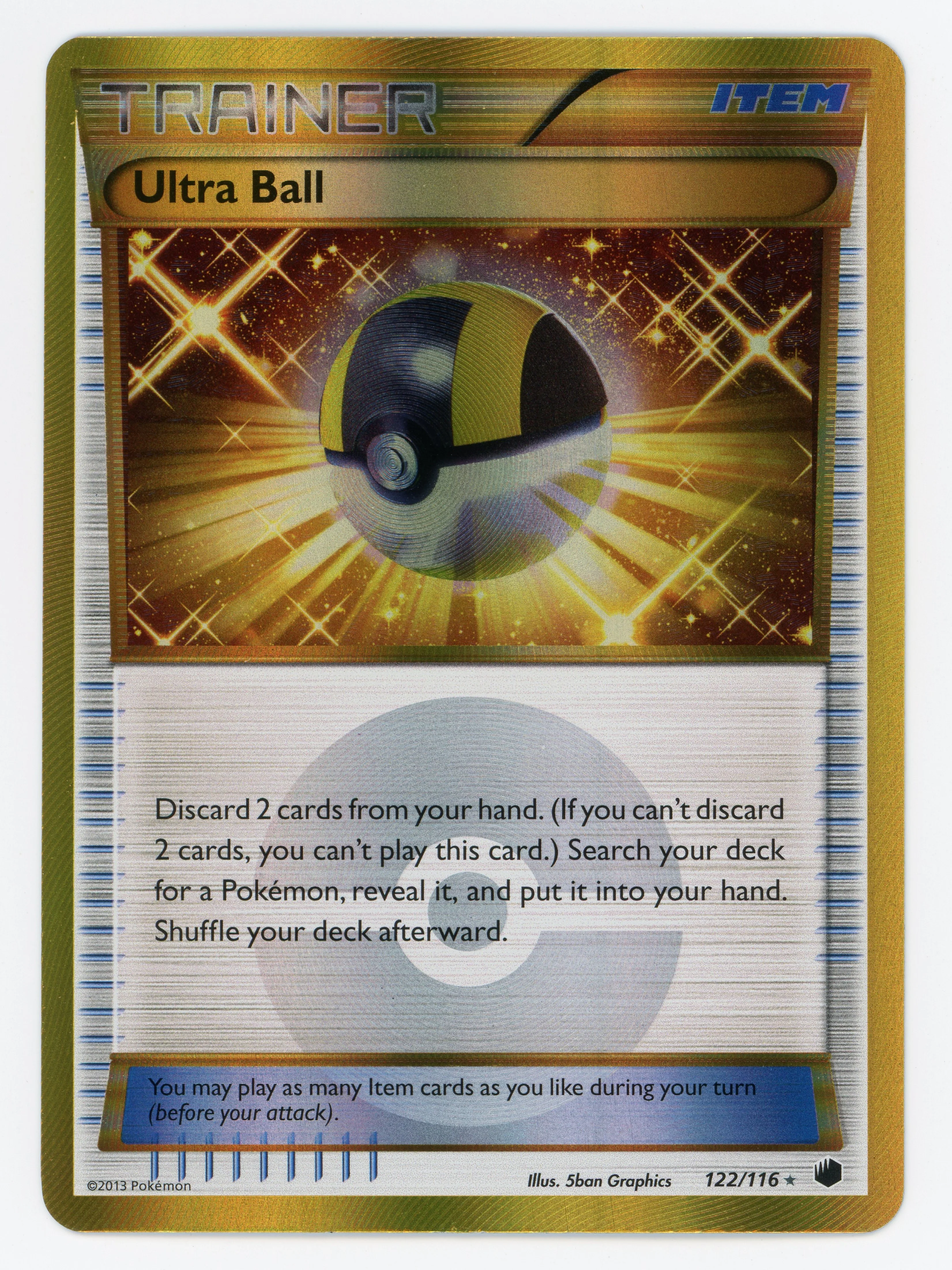 Ultra Ball - 122/116 - Rare Holo - Holo - Scan 14885