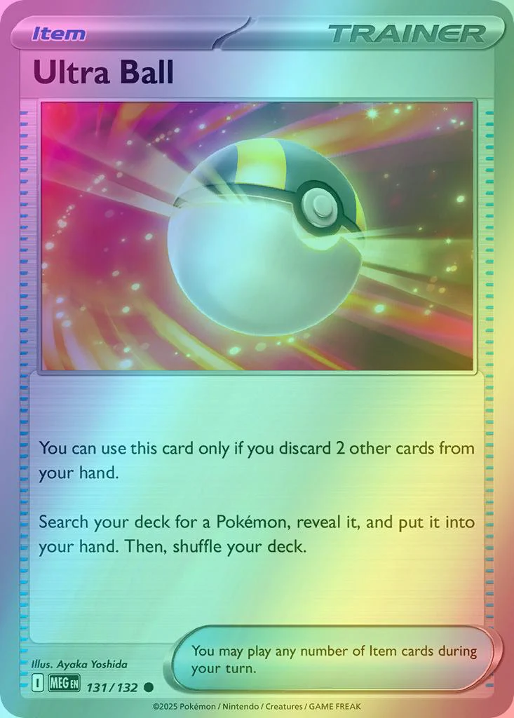 Ultra Ball - 131/132 - Common [me01-131] [Reverse Holo]