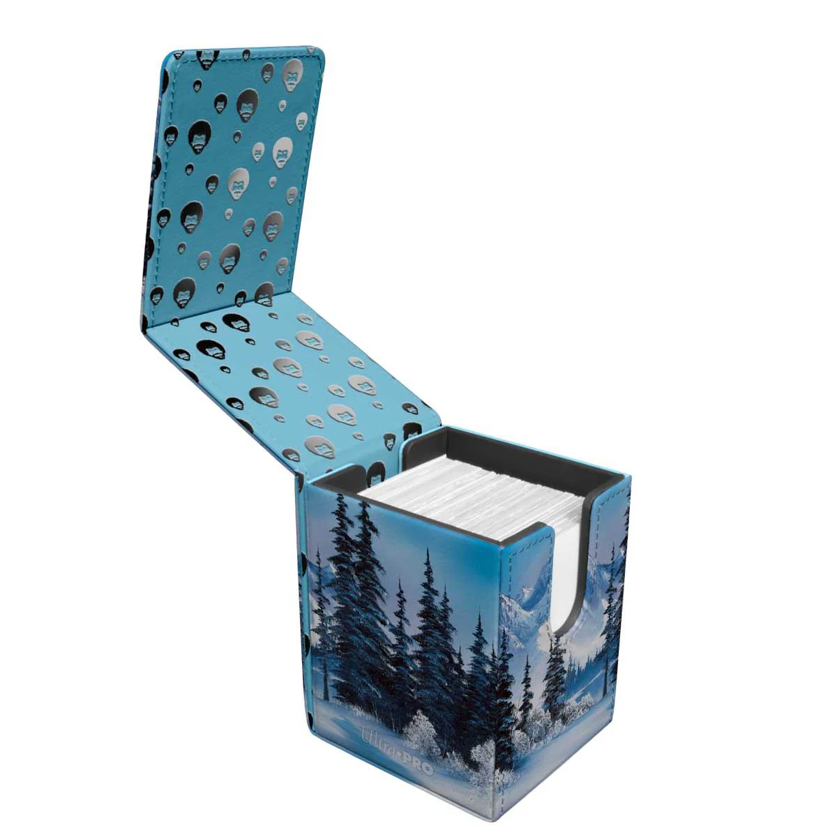 Ultra Pro Alcove Flip Deck Box - 100+ - Bob Ross Winter Paradise - Image 2