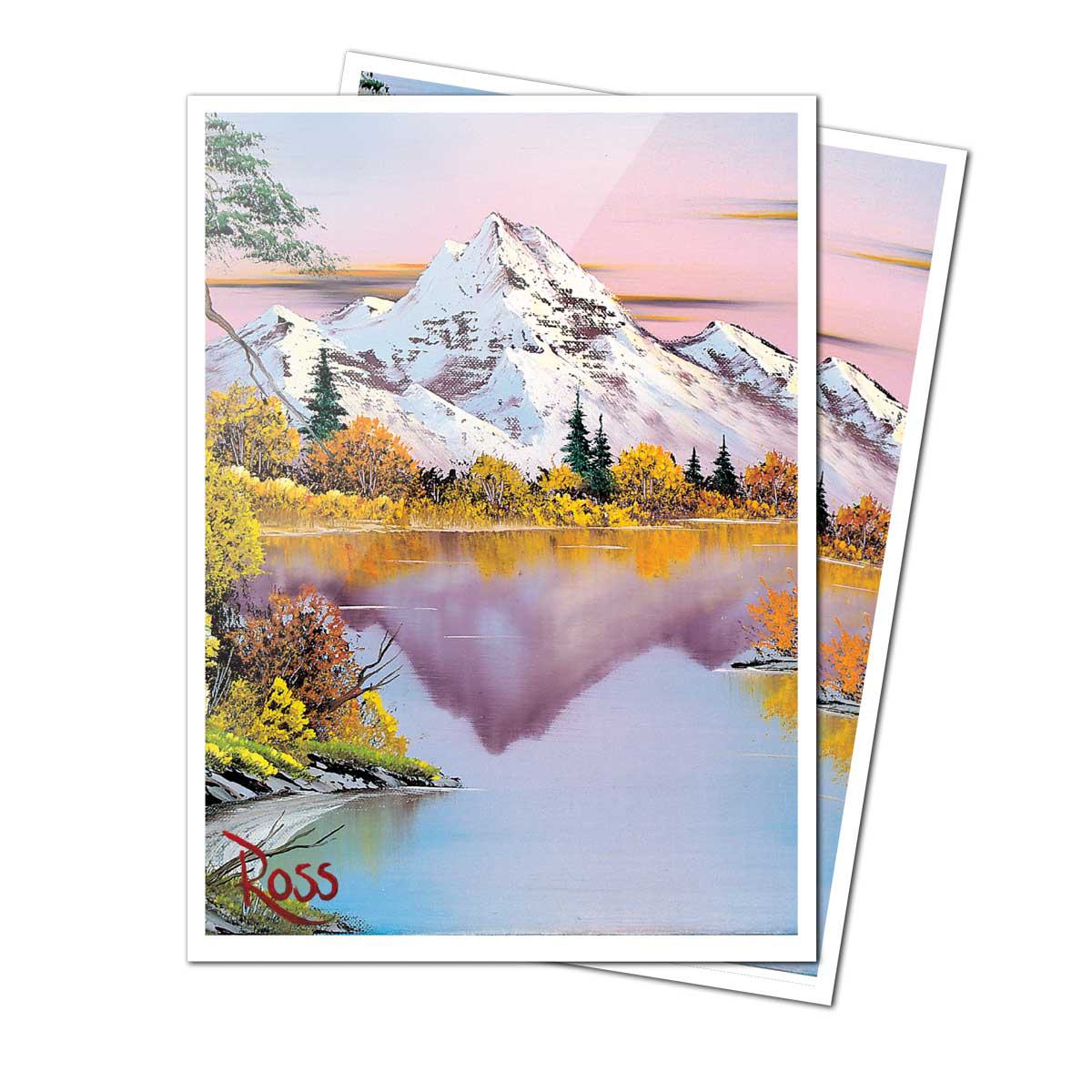 Ultra Pro Apex Deck Protector Sleeves - Bob Ross Mighty Mountain Lake - Image 2