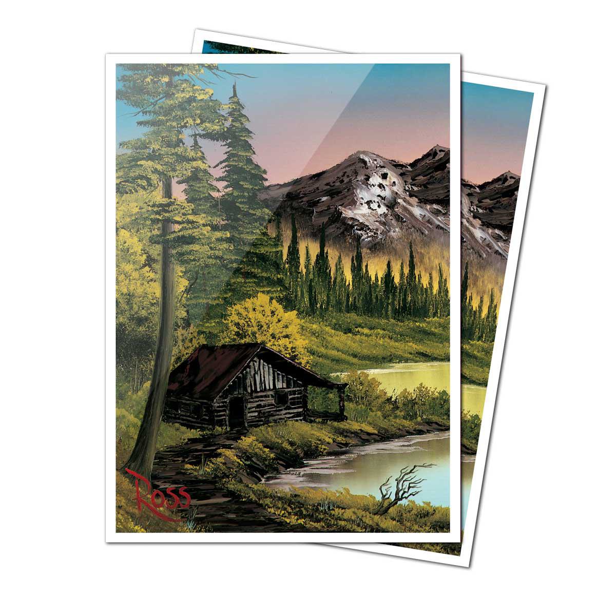 Ultra Pro Apex Deck Protector Sleeves - Bob Ross Mountain Retreat - Image 2