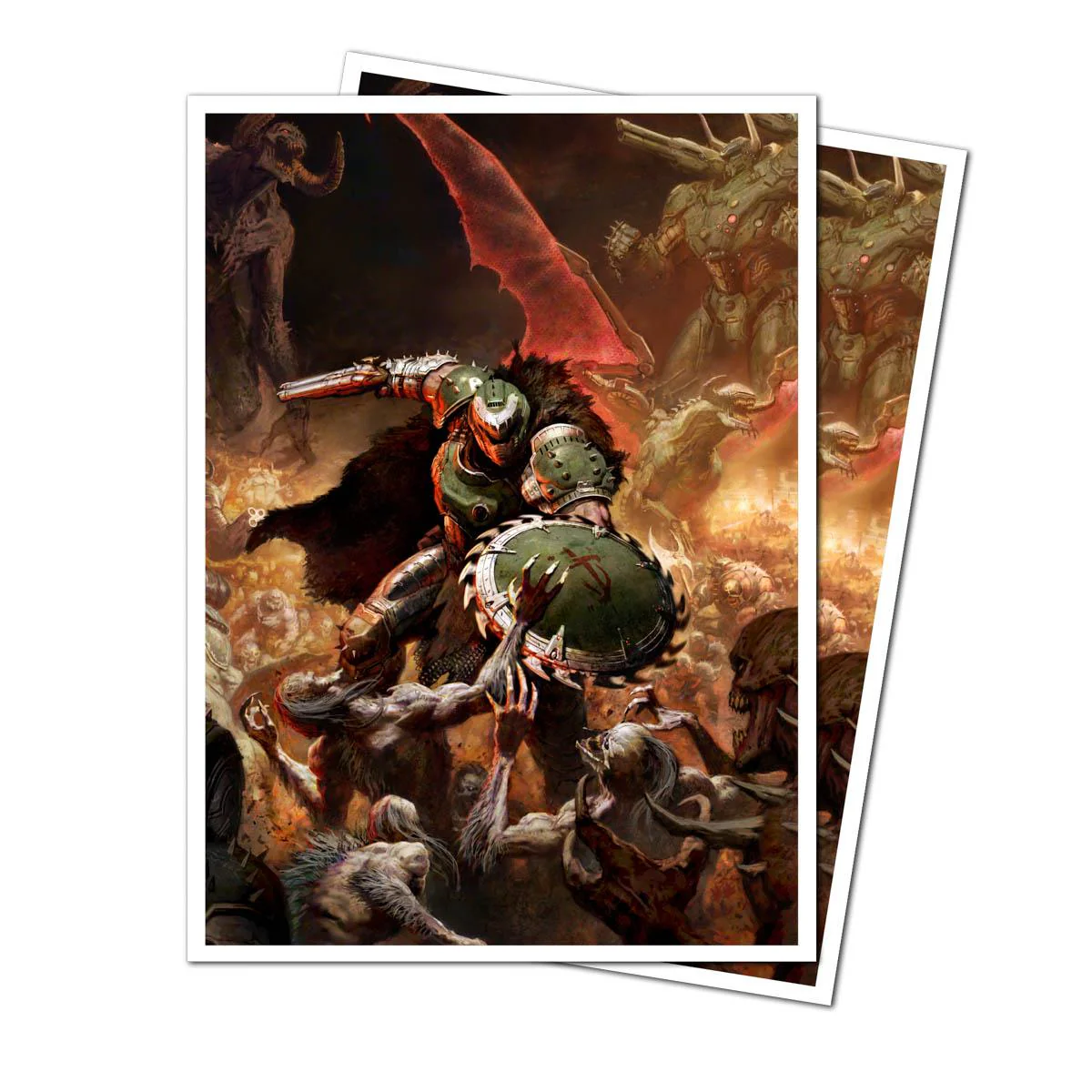 Ultra Pro Apex Deck Protector Sleeves - Standard Size - 105ct - DOOM 1 - Image 2