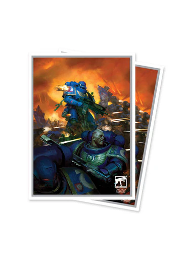 Ultra Pro Apex Deck Protector Sleeves - Standard Size - 105ct - Warhammer 40K - Space Marines Adeptus Astartes
