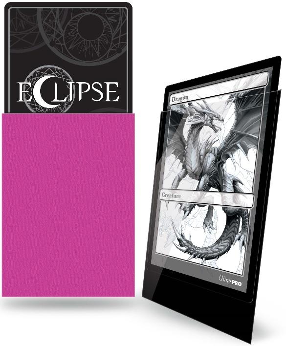 Ultra Pro Eclipse Gloss Deck Protector Sleeves - Standard Size - 100ct - Hot Pink - Image 2