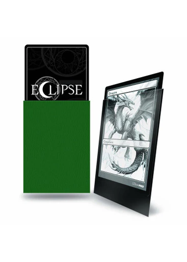 Ultra Pro Eclipse Matte Deck Protector Sleeves - Standard Size - 100ct - Forest Green