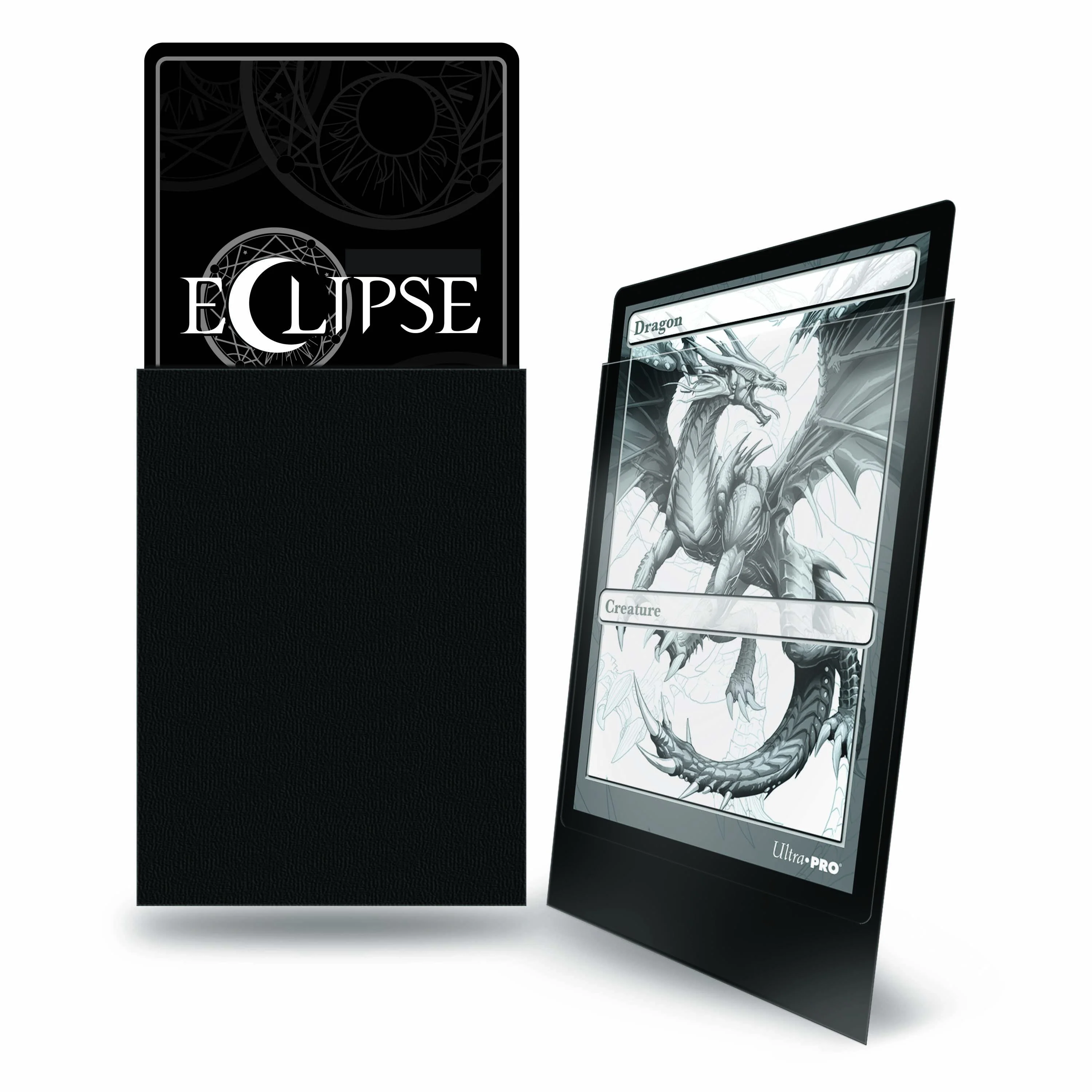 Ultra Pro Eclipse Matte Deck Protector Sleeves - Standard Size - 100ct - Jet Black - Image 2