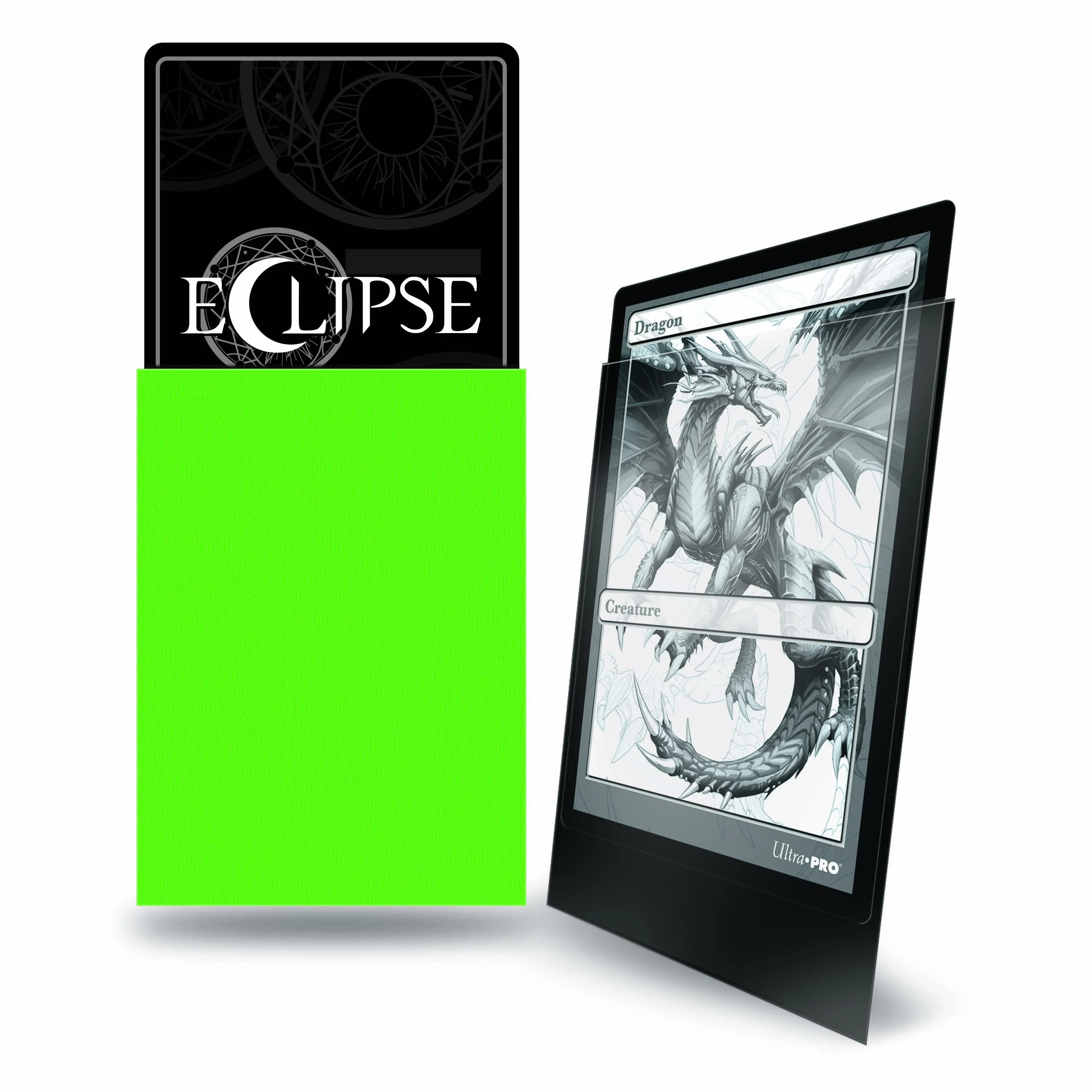 Ultra Pro Eclipse Matte Deck Protector Sleeves - Standard Size - 100ct - Lime Green - Image 2