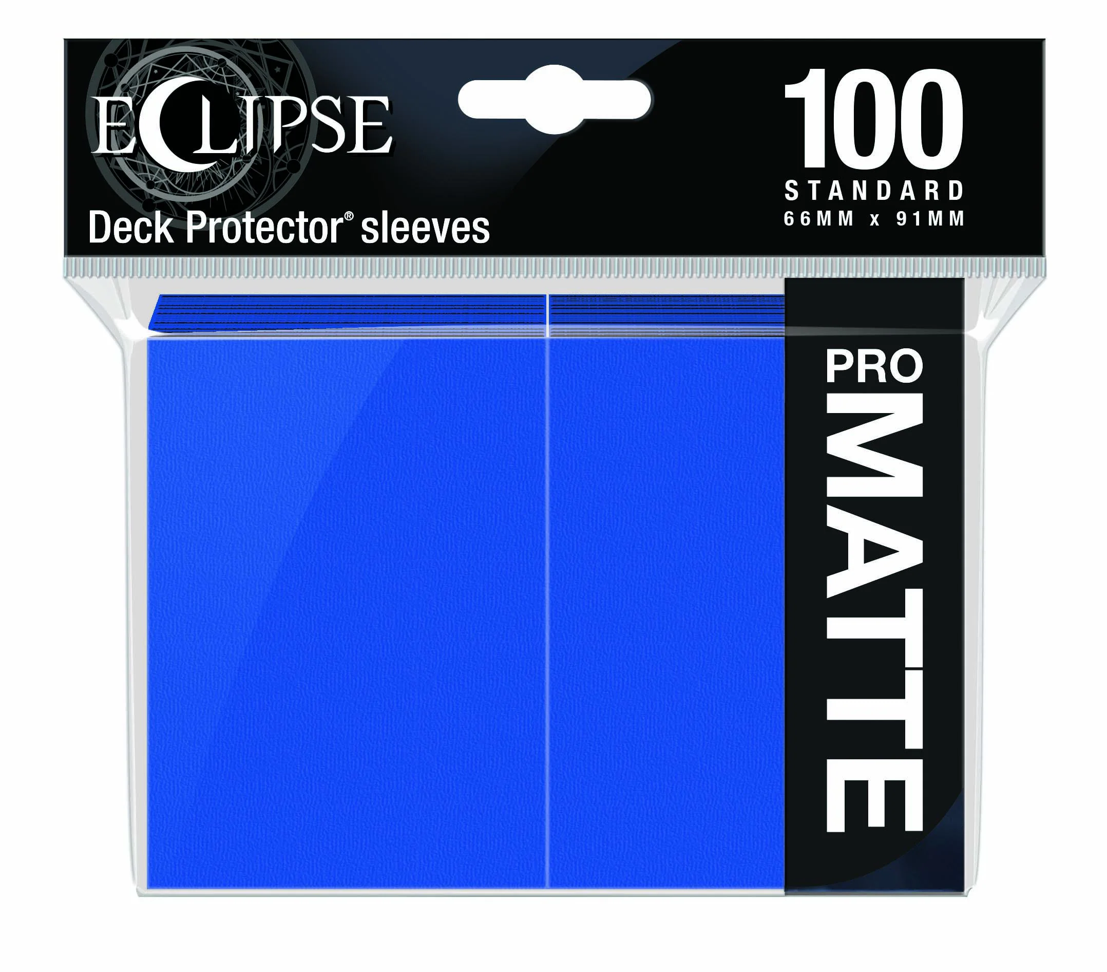 Ultra Pro Eclipse Matte Deck Protector Sleeves - Standard Size - 100ct - Pacific Blue
