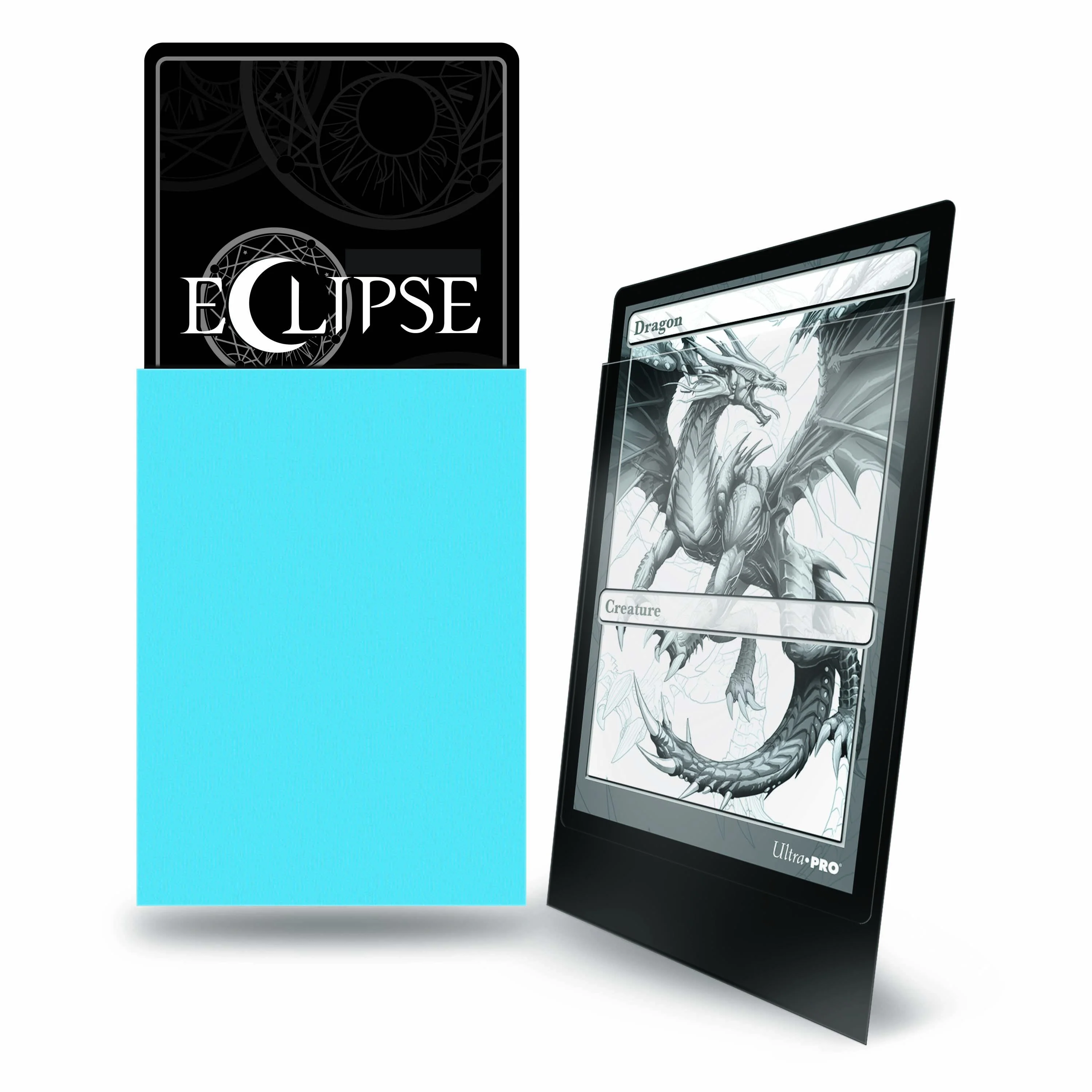 Ultra Pro Eclipse Matte Deck Protector Sleeves - Standard Size - 100ct - Sky Blue - Image 2