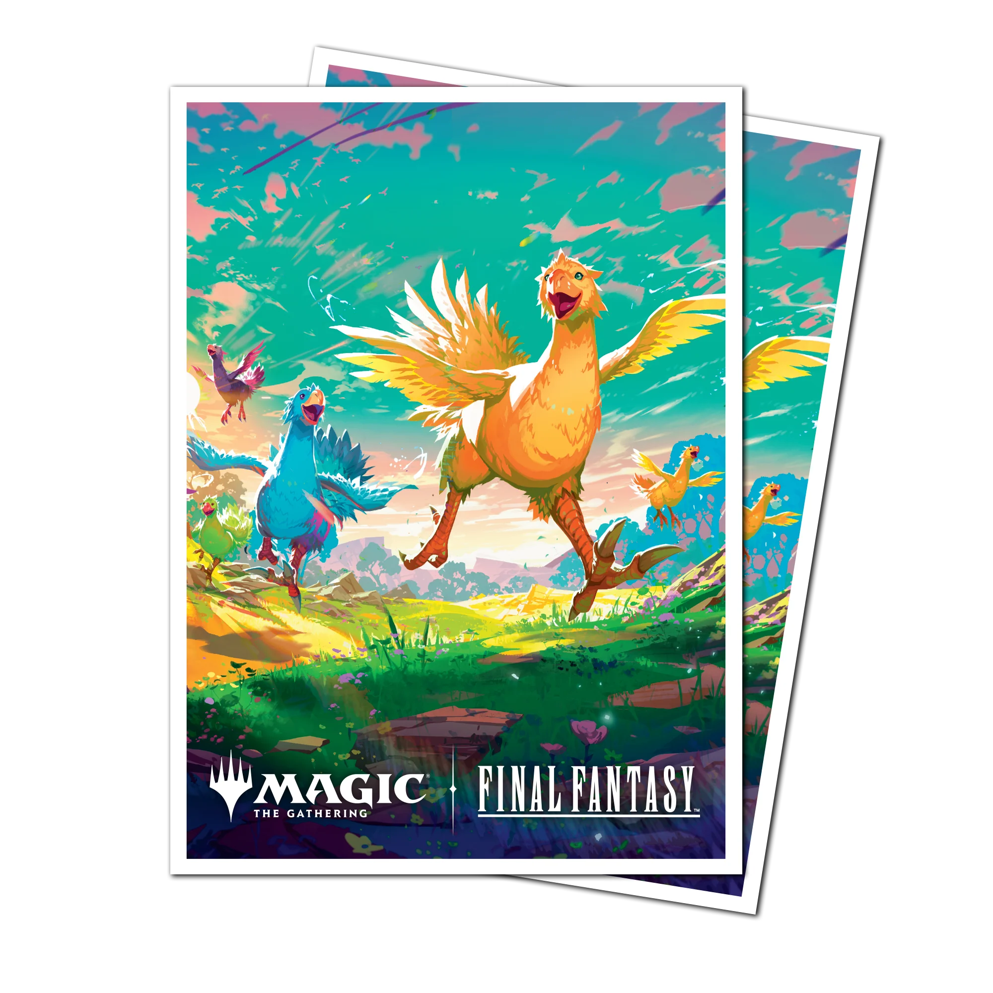 Ultra Pro MTG Apex Deck Protector Sleeves - Standard Size - 105ct - FINAL FANTASY - Chocobo Holiday Release - Image 2