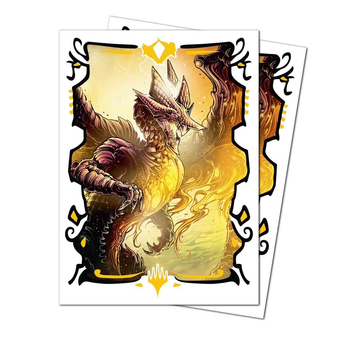 Ultra Pro MTG Apex Deck Protector Sleeves - Standard Size - 105ct - Tarkir: Dragonstorm - Betor, Kin to All - Image 2