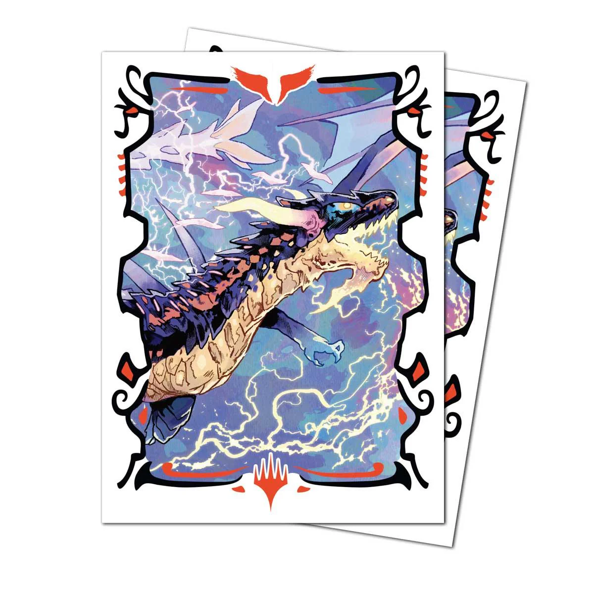 Ultra Pro MTG Apex Deck Protector Sleeves - Standard Size - 105ct - Tarkir: Dragonstorm - Neriv, Heart of the Storm - Image 2