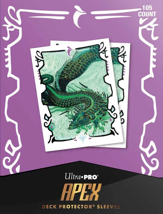 Ultra Pro MTG Apex Deck Protector Sleeves - Standard Size - 105ct - Tarkir: Dragonstorm - Teval, Arbiter of Virtue