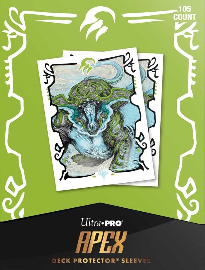 Ultra Pro MTG Apex Deck Protector Sleeves - Standard Size - 105ct - Tarkir: Dragonstorm - Ureni, the Song Unending