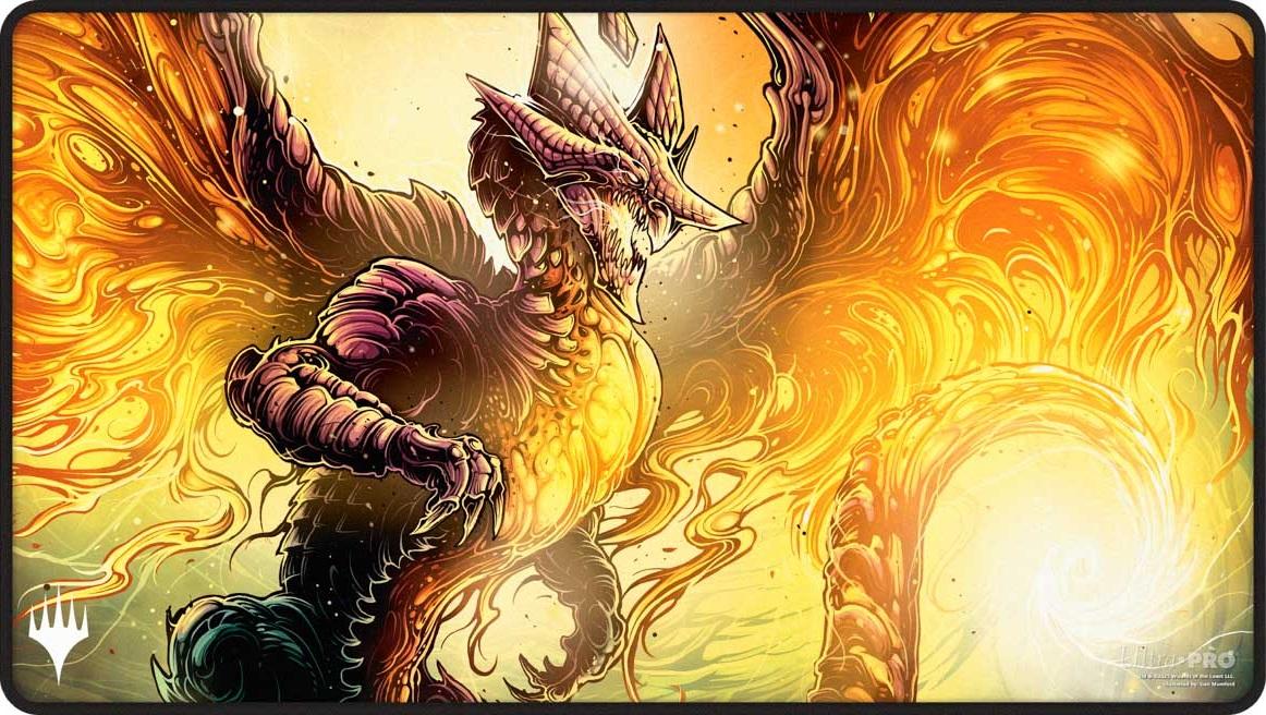 Ultra Pro MTG Black Stitched Playmat - Tarkir: Dragonstorm - Betor, Kin to All