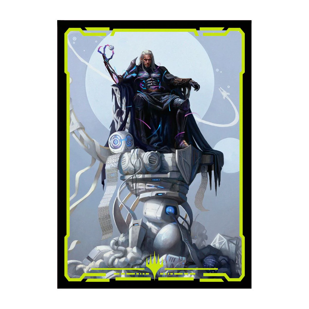 Ultra Pro MTG Deck Protector Sleeves in Clear Box - Standard Size - 100ct - Edge of Eternities - Tezzert, Cruel Captain - Image 2