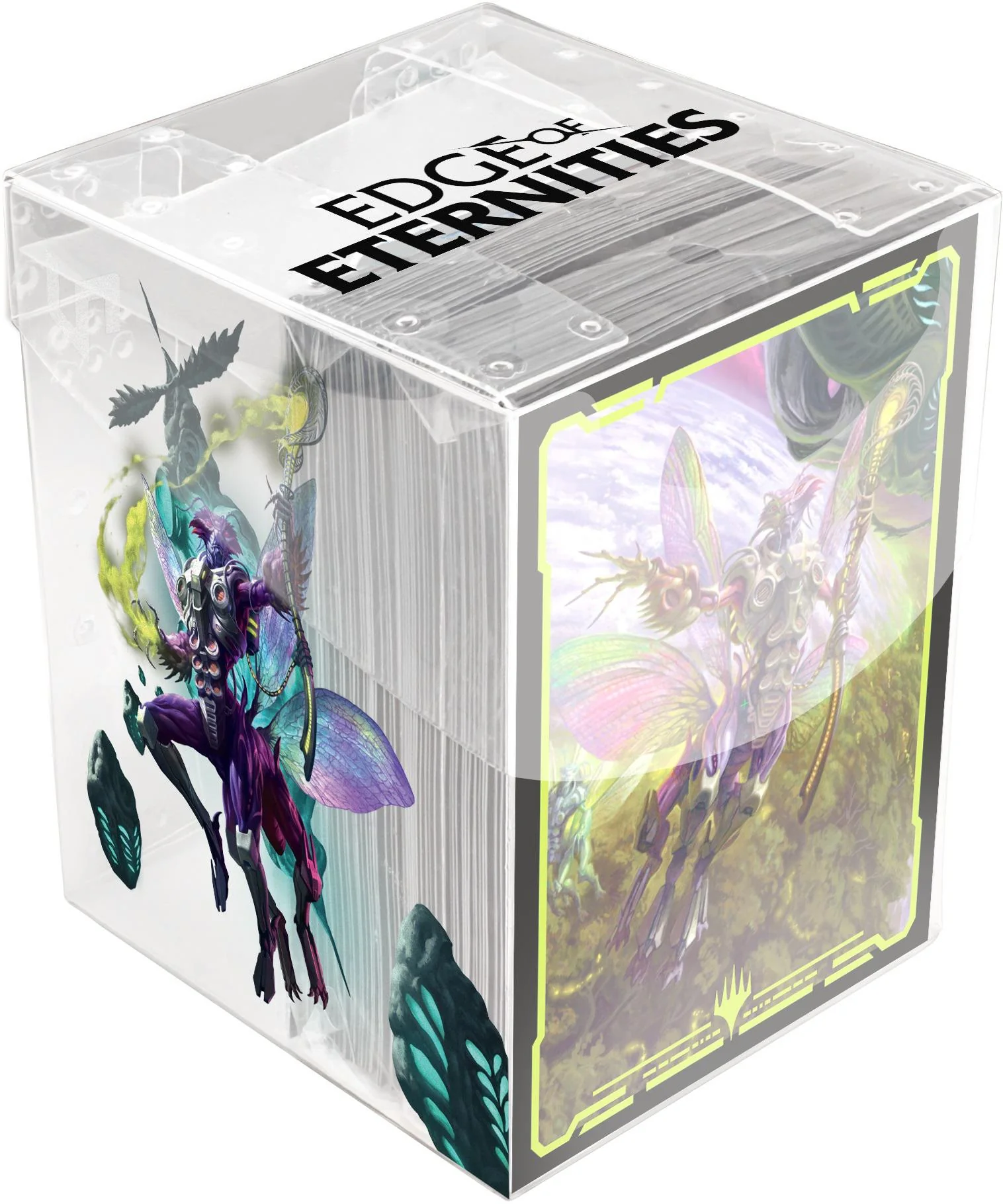 Ultra Pro MTG Deck Protector Sleeves in Clear Box - Standard Size - 100ct - Edge of Eternities - World Shaper